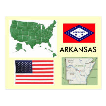 Arkansas, USA Postcard
