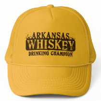 Arkansas Whiskey Drinking Champion Mesh Hats
