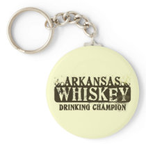 Arkansas Whiskey Drinking Champion Keychains