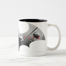 Arkham City Bat Symbol Coffee Mug