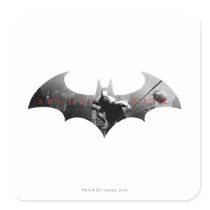 Arkham City Bat Symbol Sticker