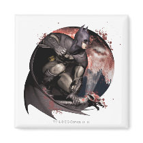 Arkham City Batman Moon Fridge Magnet
