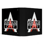 Arkham City Logo White binders