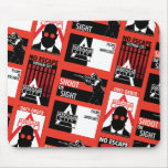 Arkham City Propaganda Pattern mousepads