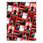 Arkham City Propaganda Pattern postcards
