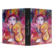 ARLECCHINO AND COLOMBINA / Venetian Carnival Masks Binders