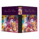 ARLECCHINO AND COLOMBINA / Venetian Carnival Masks 3 Ring Binders
