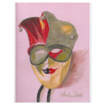 Arlecchino mask flyers by ElenaMalec Arlecchino mask flyers