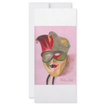 Arlecchino mask rack cards by ElenaMalec Arlecchino mask rack cards