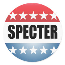 ARLEN SPECTER ROUND STICKERS