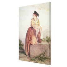 Arlesienne from the Time of Daudet and Bizet Stretched Canvas Prints