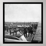 Arlington Gun Crew Drilling 1863 Posters