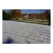 arlington jfk memorial cards