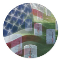 Arlington National Cemetery, American Flag Stickers