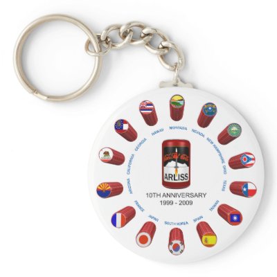 ARLISS Anniversary 2009 Keychain by AeroPacShirts