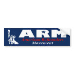 ARM: American Refounders Movement (blk or wht) Bumper Stickers