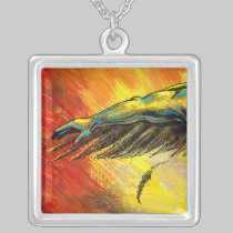 Arm and Wing necklace necklaces