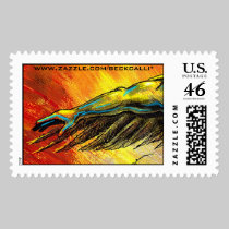 Arm and Wing postage stamp stamps