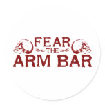 Arm Bar Round Sticker