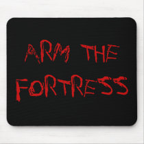 ARM THE FORTRESS NAIL SCRATCH MOUSEPAD