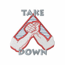 Arm Wrestling Logo embroidered shirts