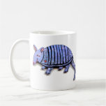 Armadillo art fun cute happy unique armadillos coffee mug