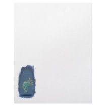 Armadillo art fun inspirational confident cute custom letterhead