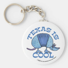 Armadillo Blue-Texas is Cool Key Chain