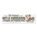 Armadillo Bush bumper stickers by endofanerror Armadillo Bush bumper stickers