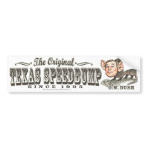 Armadillo Bush bumper stickers by endofanerror Armadillo Bush bumper stickers
