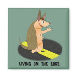Armadillo Edge Square Magnet