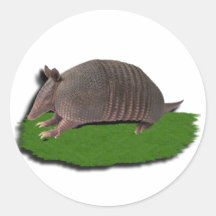 Armadillo grass sticker