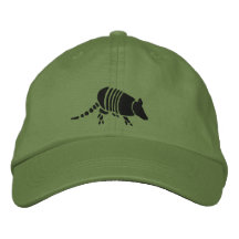 Armadillo Hat Embroidered Baseball Cap