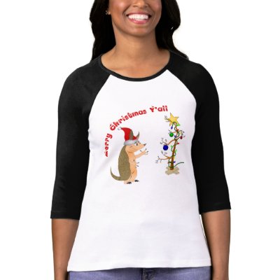Armadillo Merry Christmas Shirt