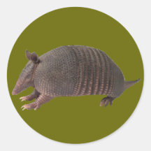 Armadillo plain stickers