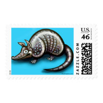 Armadillo Postage Stamp