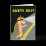 Armadillo Safety First Greeting Card