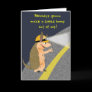 Armadillo Speed Bump Greeting Card