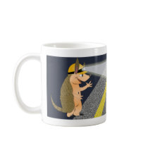 Armadillo Speed Bump Mug by ChiaPetRescue Armadillo Speed Bump Mug
