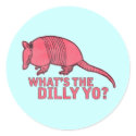 Armadillo stickers