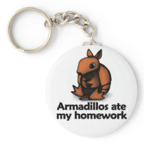 Armadillos ate my homework keychains