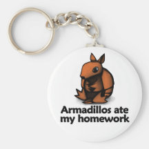 Armadillos ate my homework keychains