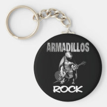 Armadillos Rock Keychain