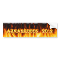 Armageddon 2012 fire and flames. bumper stickers by ultraflames Armageddon 2012 fire and flames. bumper stickers