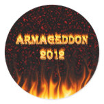 Armageddon 2012 fire and flames. stickers