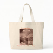 Armageddon..., Only Ahmadinejad Knows When bags by Brookelorren Armageddon..., Only Ahmadinejad Knows When bags