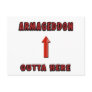 Armageddon Outta Here End Times Merchandise Postcards