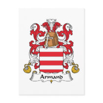 Armand Family Crest Post Card