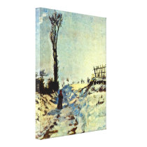 Armand Guillaumin - Hollow in the snow Gallery Wrapped Canvas