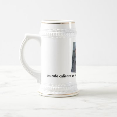 armando, un cafe caliente en una m... - Customized Coffee Mug by sandramonarrez